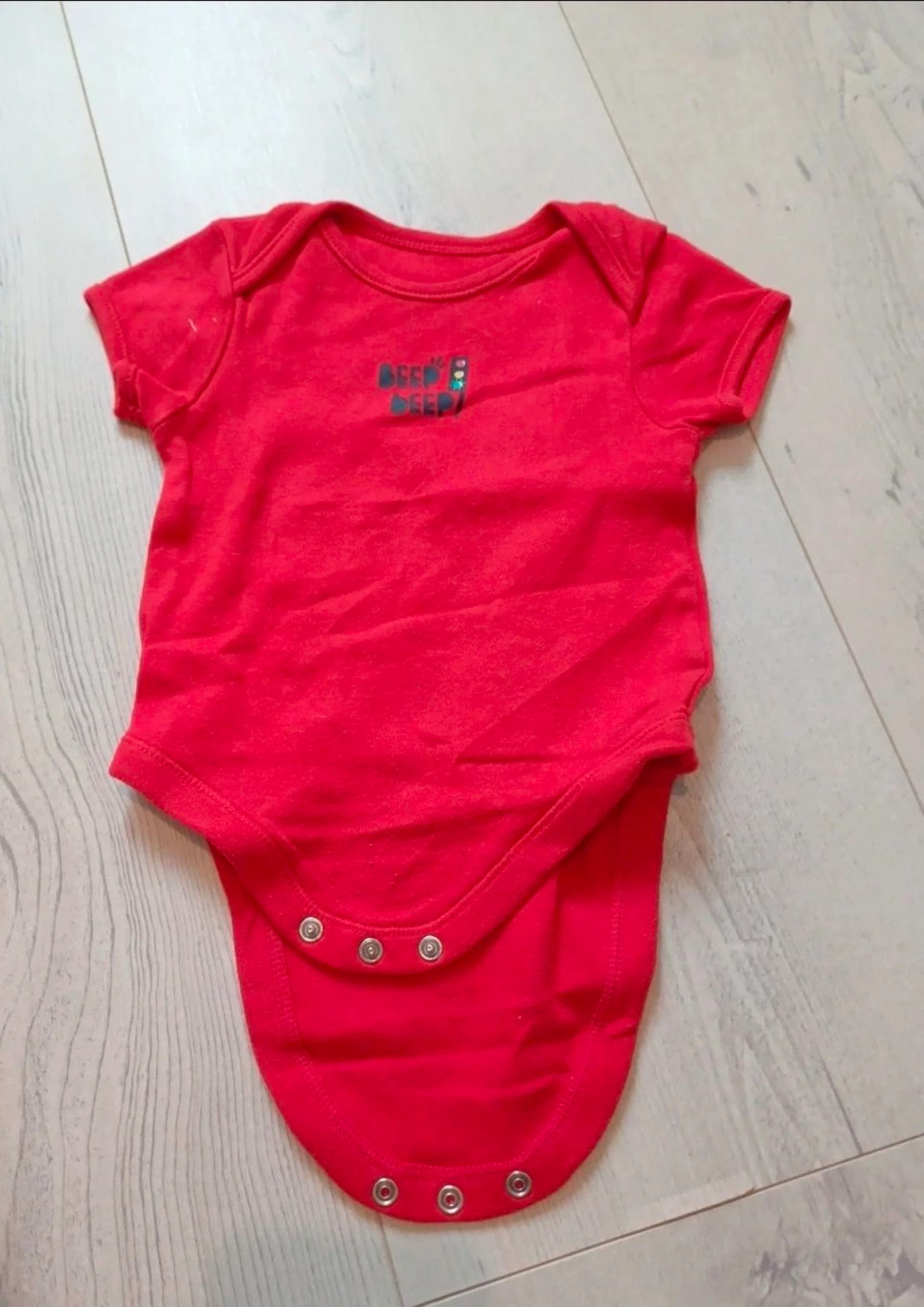Body rouge 12 mois